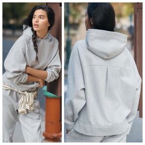 ANTHROPOLOGIE DAILY PRACTICE Sparkle Women’s S Gray Hoodie Pullover Athleisure